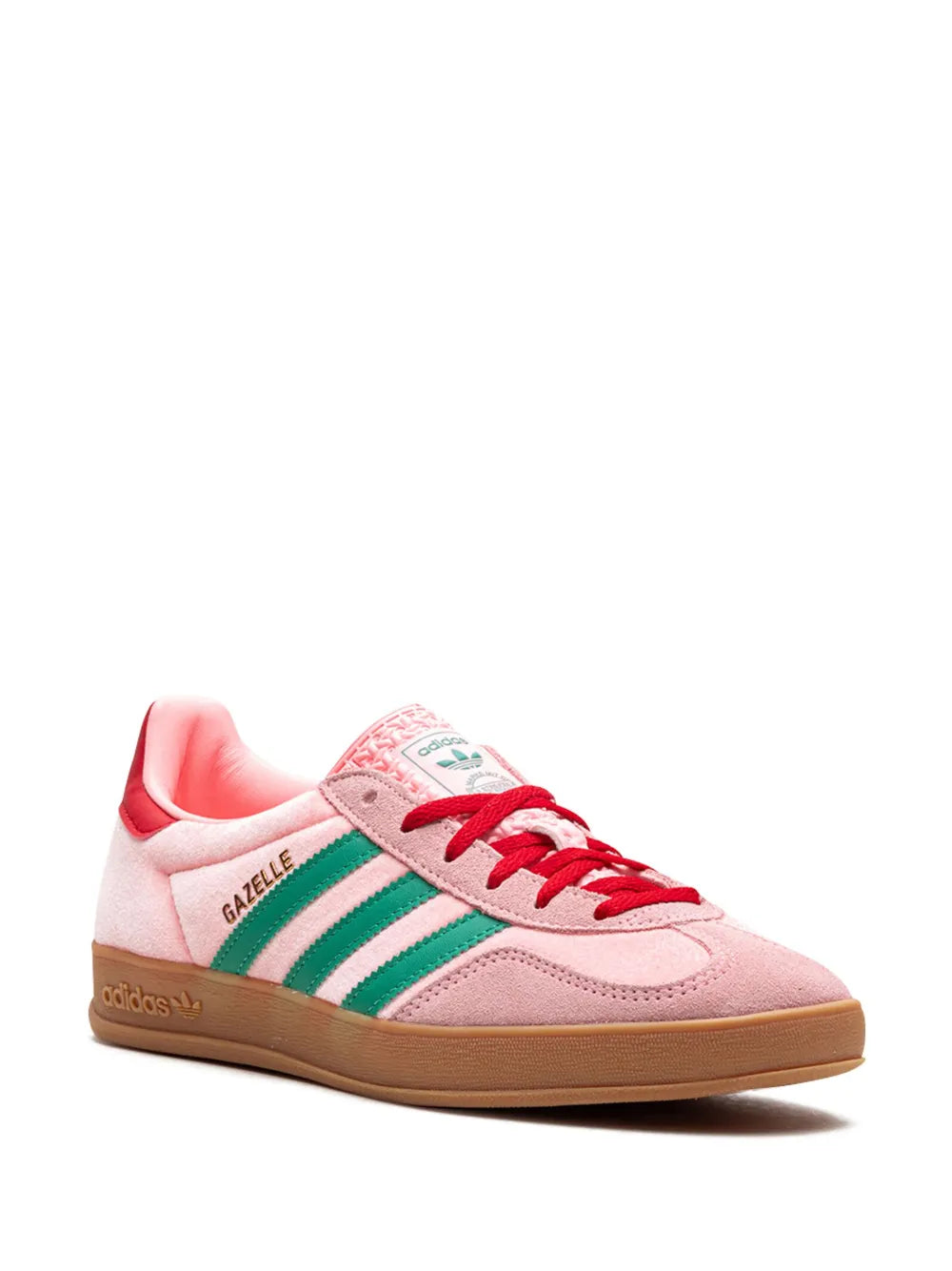 ADIDAS - GAZELLE INDOOR GLOW PINK COURT GREEN  Goddax Cte d'ivoire