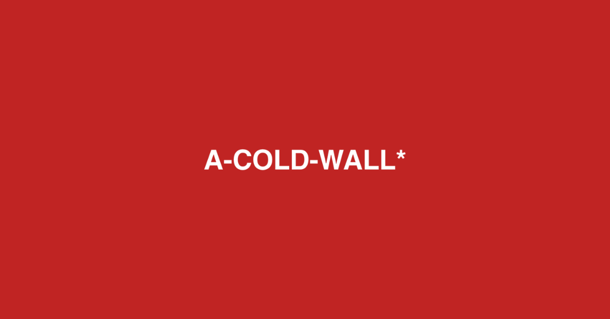 A-COLD-WALL*
