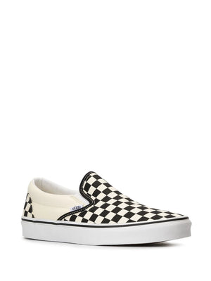 Vans sans lacet damier hot sale