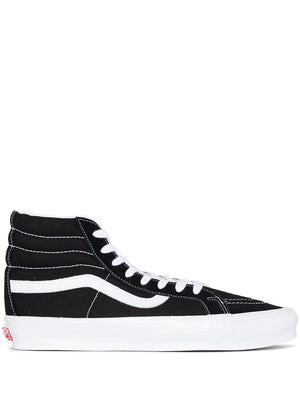 Vans old skool blanche trait shop noir