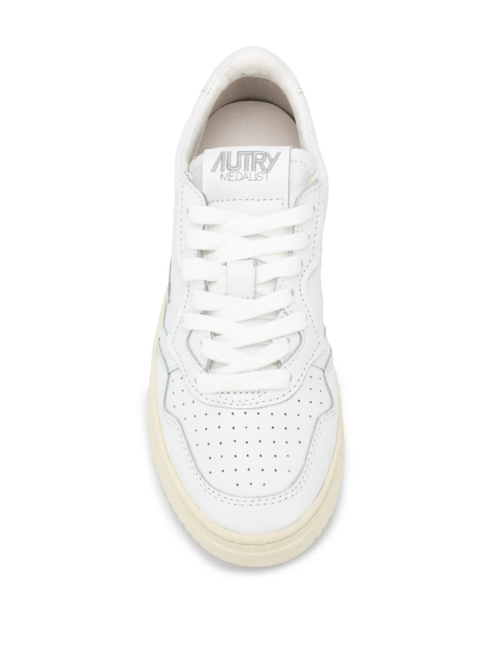 AUTRY - MEDALIST LEATHER SUEDE LOW WHITE