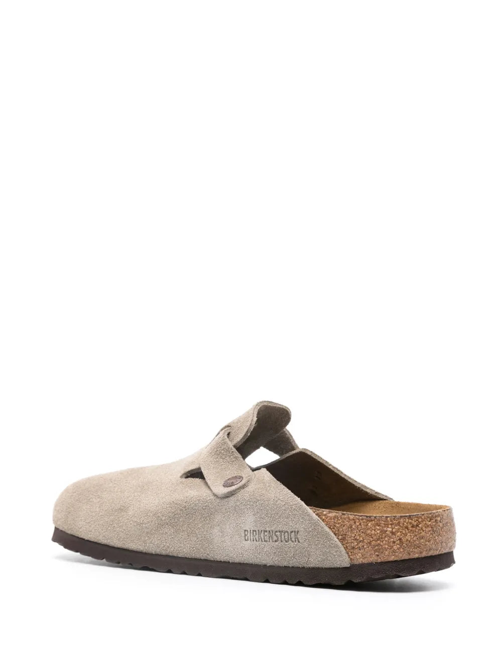 BIRKENSTOCK - BOSTON SOFT FOOTBED SUEDE NARROW FIT TAUPE