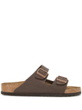 BIRKENSTOCK - MILANO CUIR NATUREL DARK BROWN