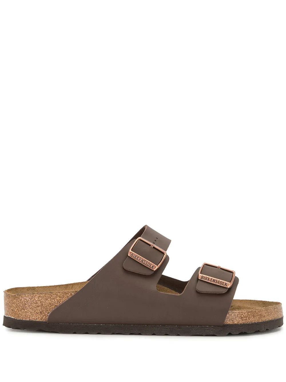 BIRKENSTOCK - MILANO CUIR NATUREL DARK BROWN