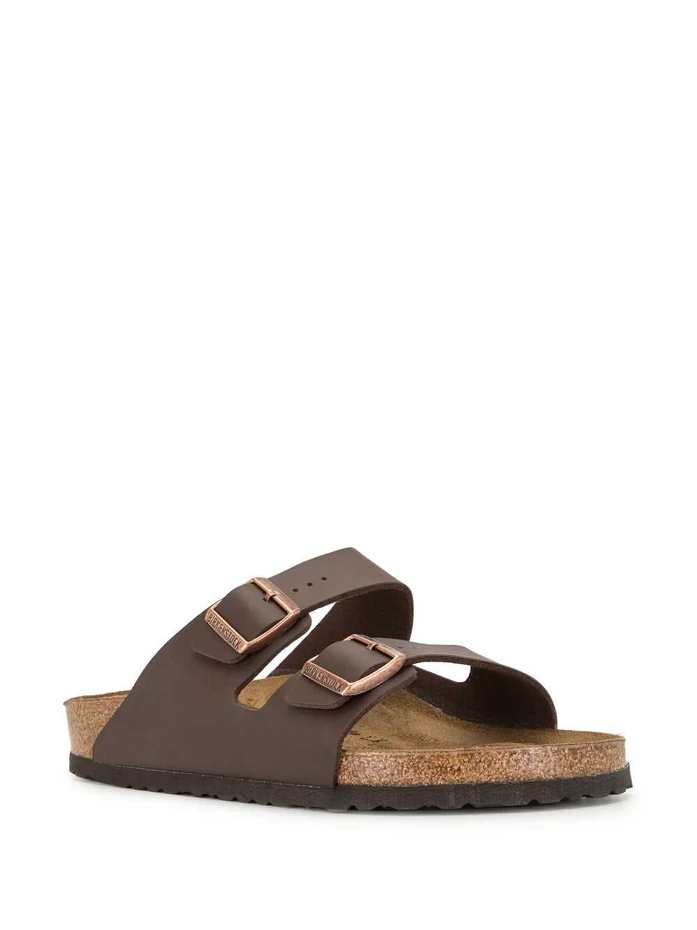 BIRKENSTOCK - MILANO CUIR NATUREL DARK BROWN
