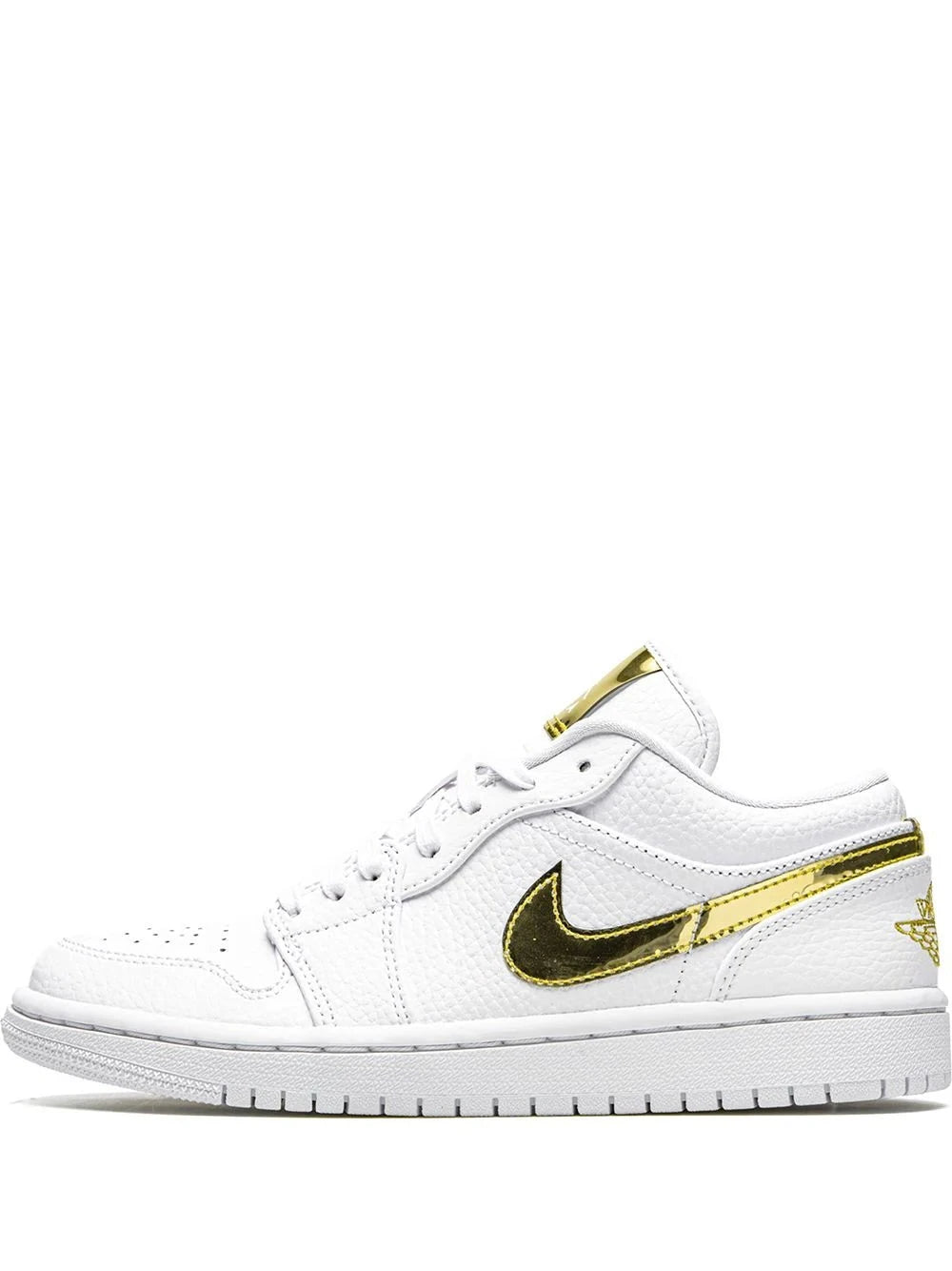 NIKE AIR JORDAN 1 LOW - METALLIC GOLD