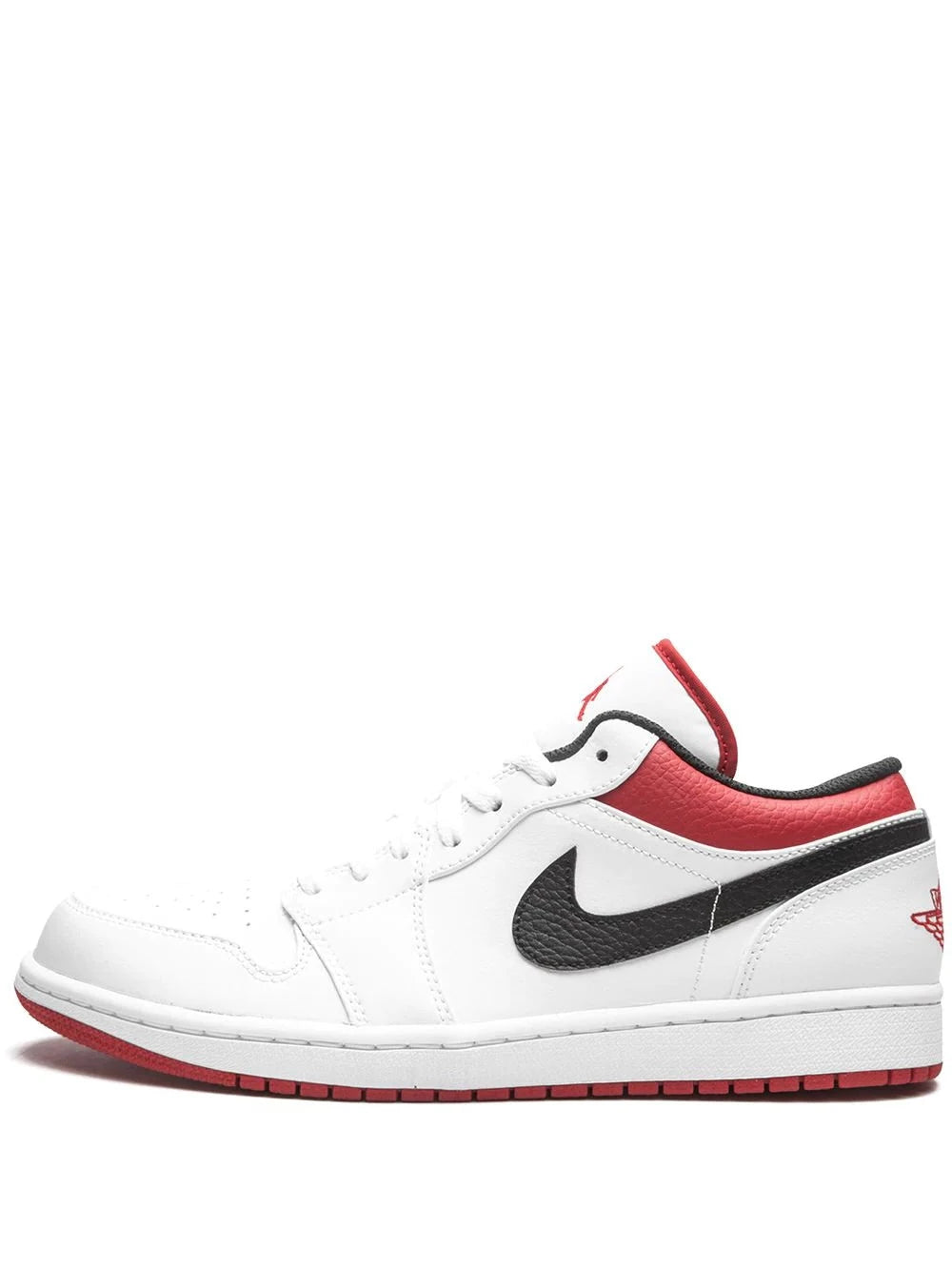 AIR JORDAN 1 LOW - WHITE UNIVERSITY RED BLACK