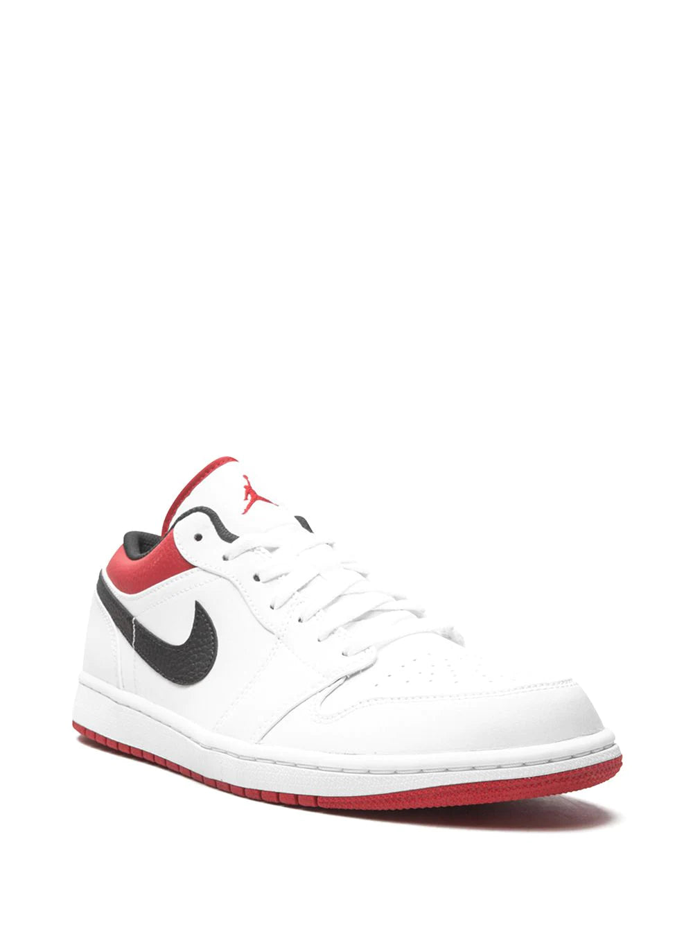AIR JORDAN 1 LOW - WHITE UNIVERSITY RED BLACK