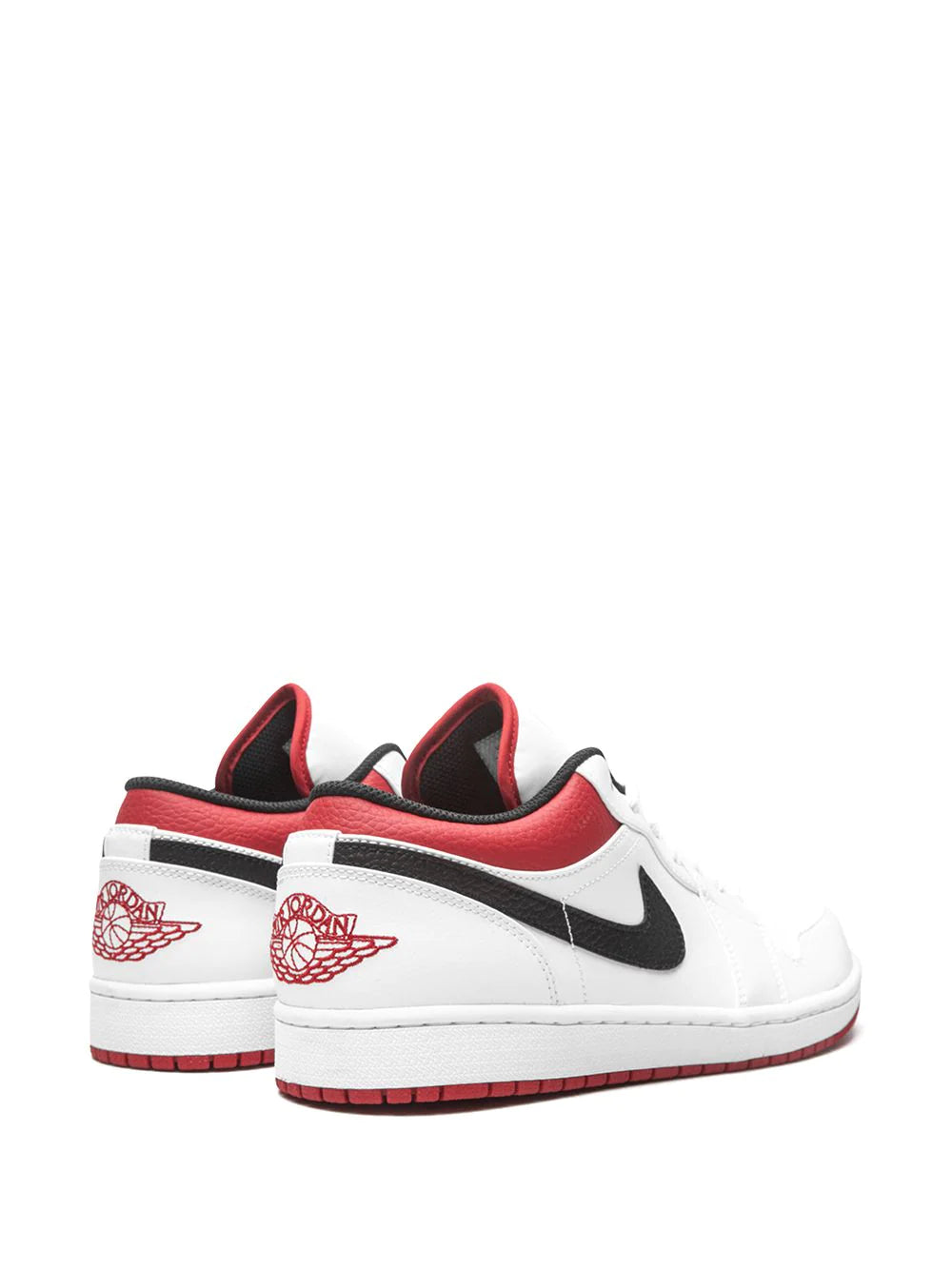 AIR JORDAN 1 LOW - WHITE UNIVERSITY RED BLACK