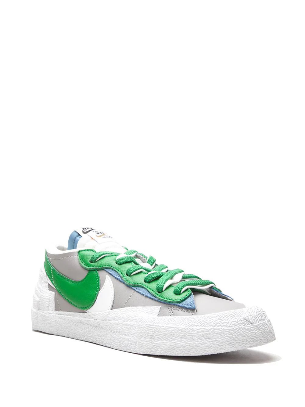 NIKE BLAZER LOW x SACAI - MEDIUM GREY CLASSIC GREEN