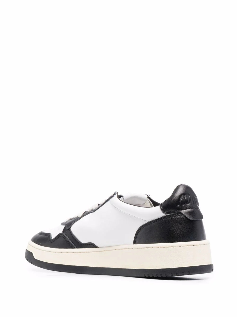 AUTRY - MEDALIST LEATHER SUEDE LOW WHITE BLACK