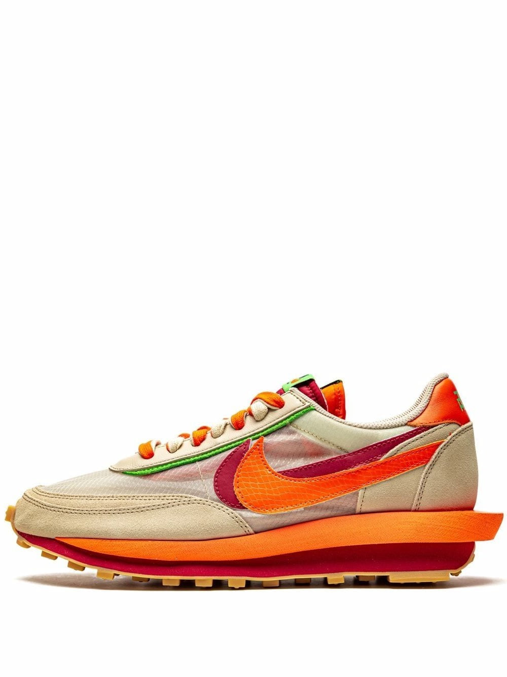 NIKE LD WAFFLE x SACAI - ORANGE BLAZE x CLOT