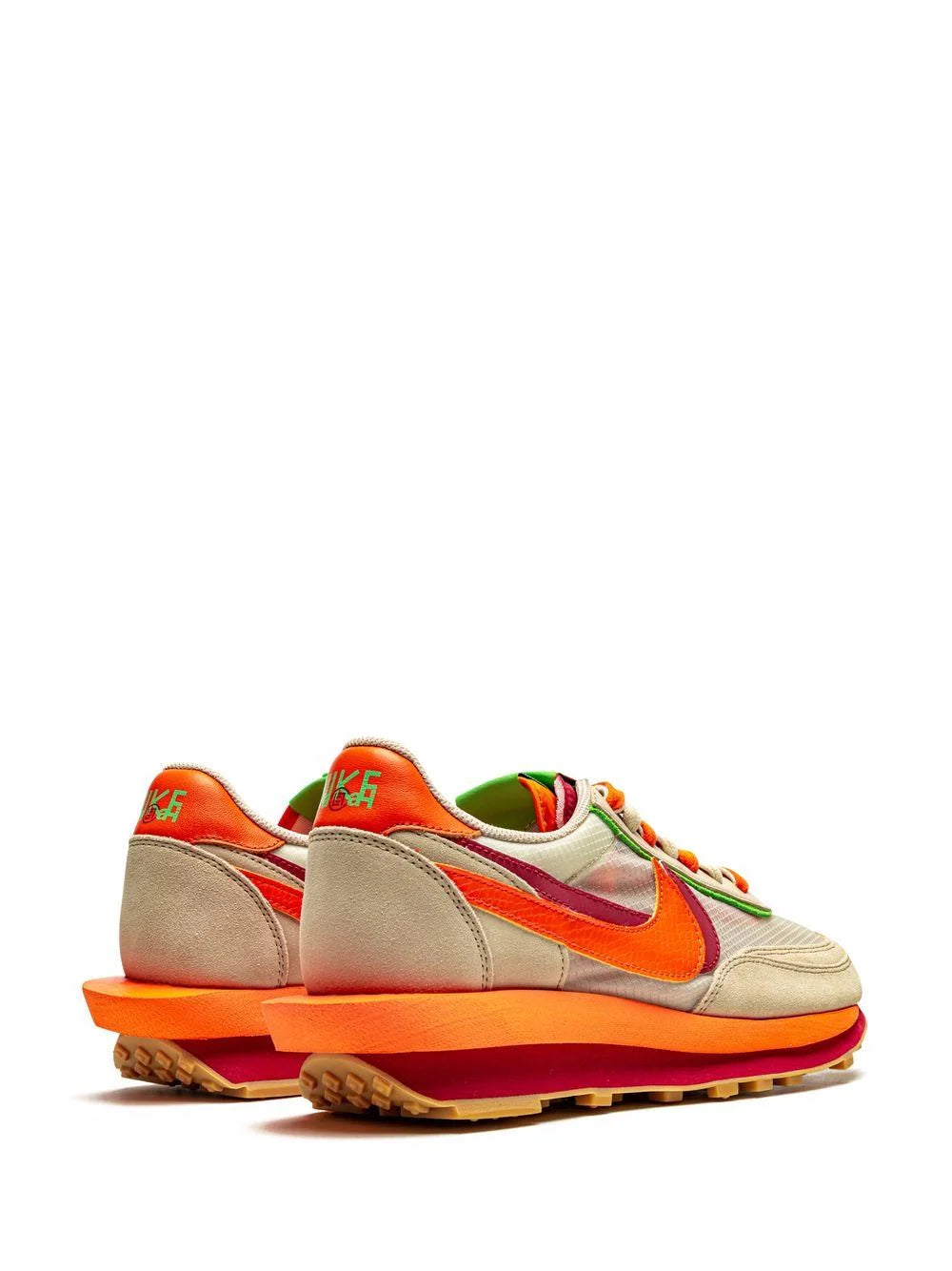 NIKE LD WAFFLE x SACAI - ORANGE BLAZE x CLOT