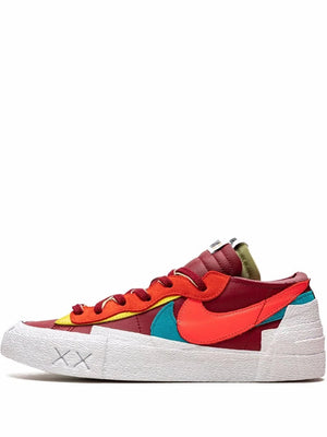 NIKE BLAZER LOW x SACAI - TEAM RED x KAWS