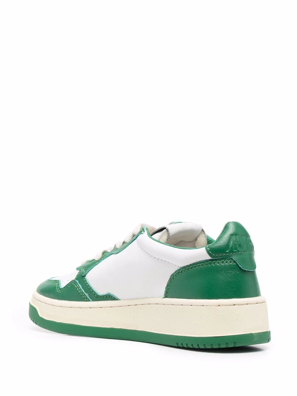 AUTRY - MEDALIST LEATHER SUEDE LOW GREEN