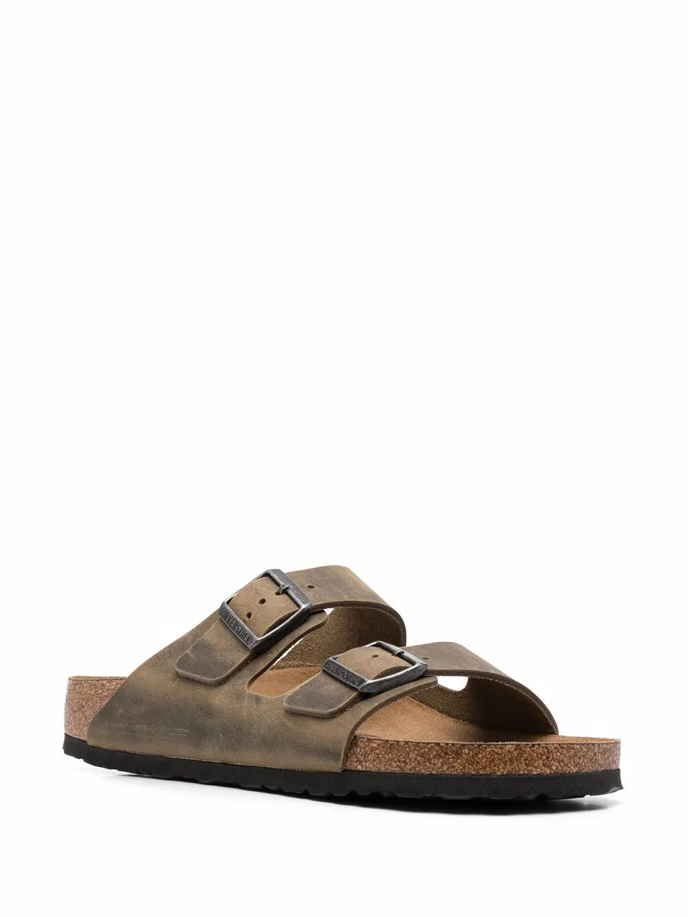 BIRKENSTOCK - ARIZONA LIT DE PIED SOUPLE CUIR HUILÉ FADED KHAKI