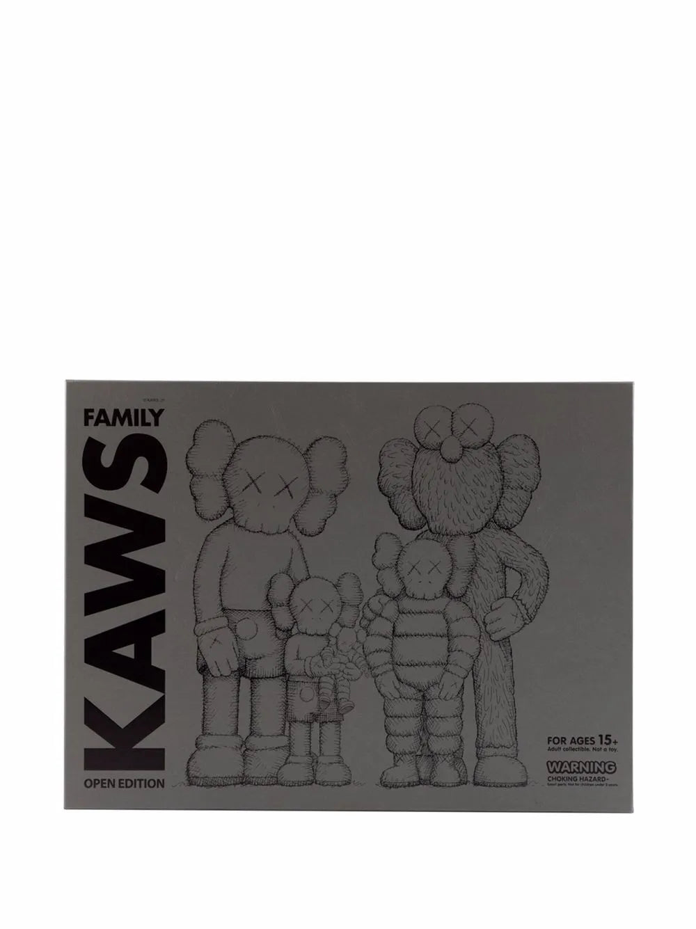 KAWS - FAMILY-GRIS/ROSE FINE ART TOY x BRIAN DONNELLY
