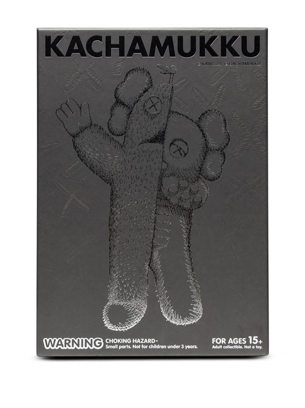 KAWS - KACHAMUKKU BLACK ART TOY x BRIAN DONNELLY