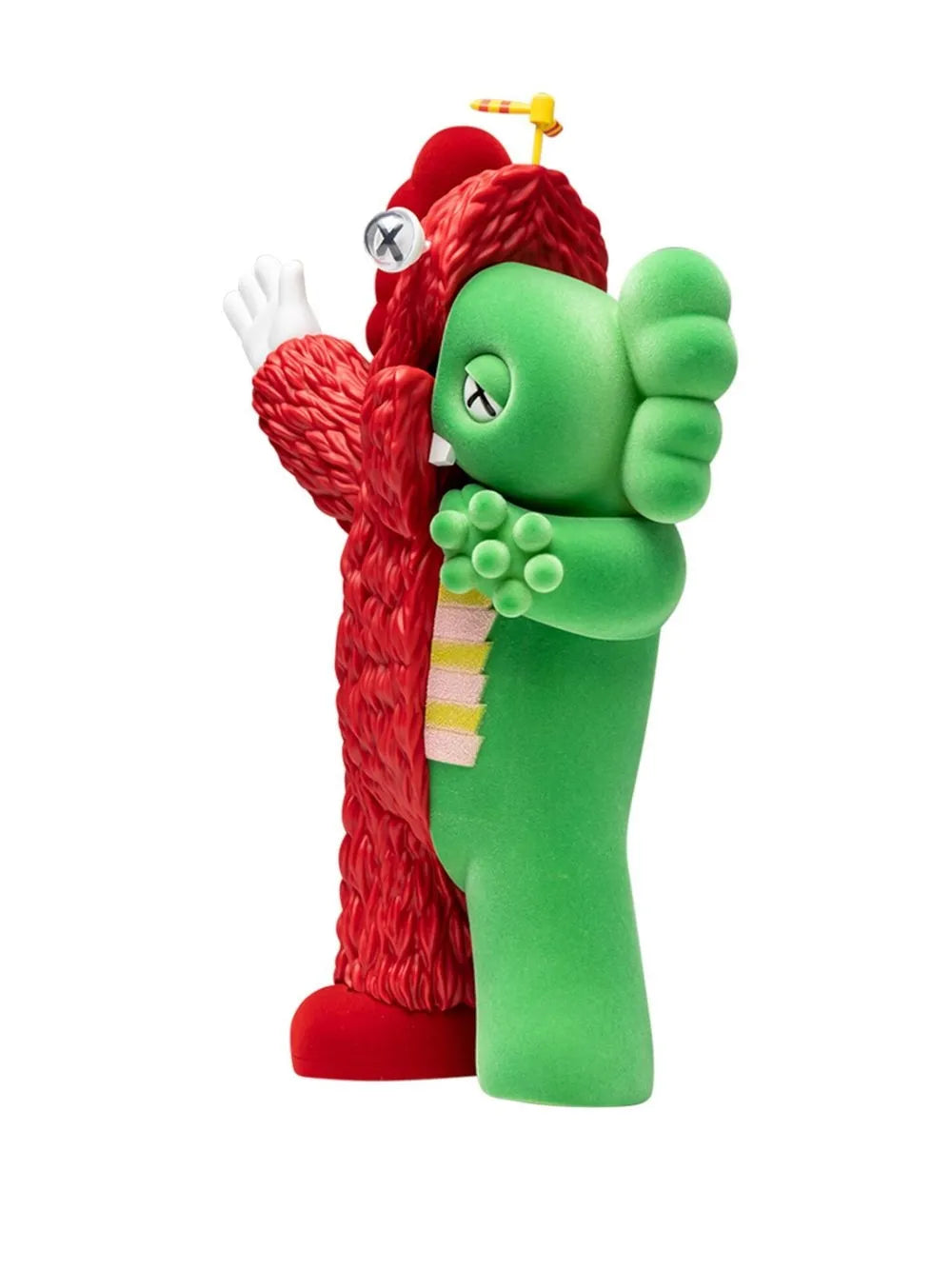 KAWS - KACHAMUKKU GREEN RED FINE ART TOY x BRIAN DONNELLY