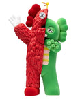 KAWS - KACHAMUKKU GREEN RED FINE ART TOY x BRIAN DONNELLY