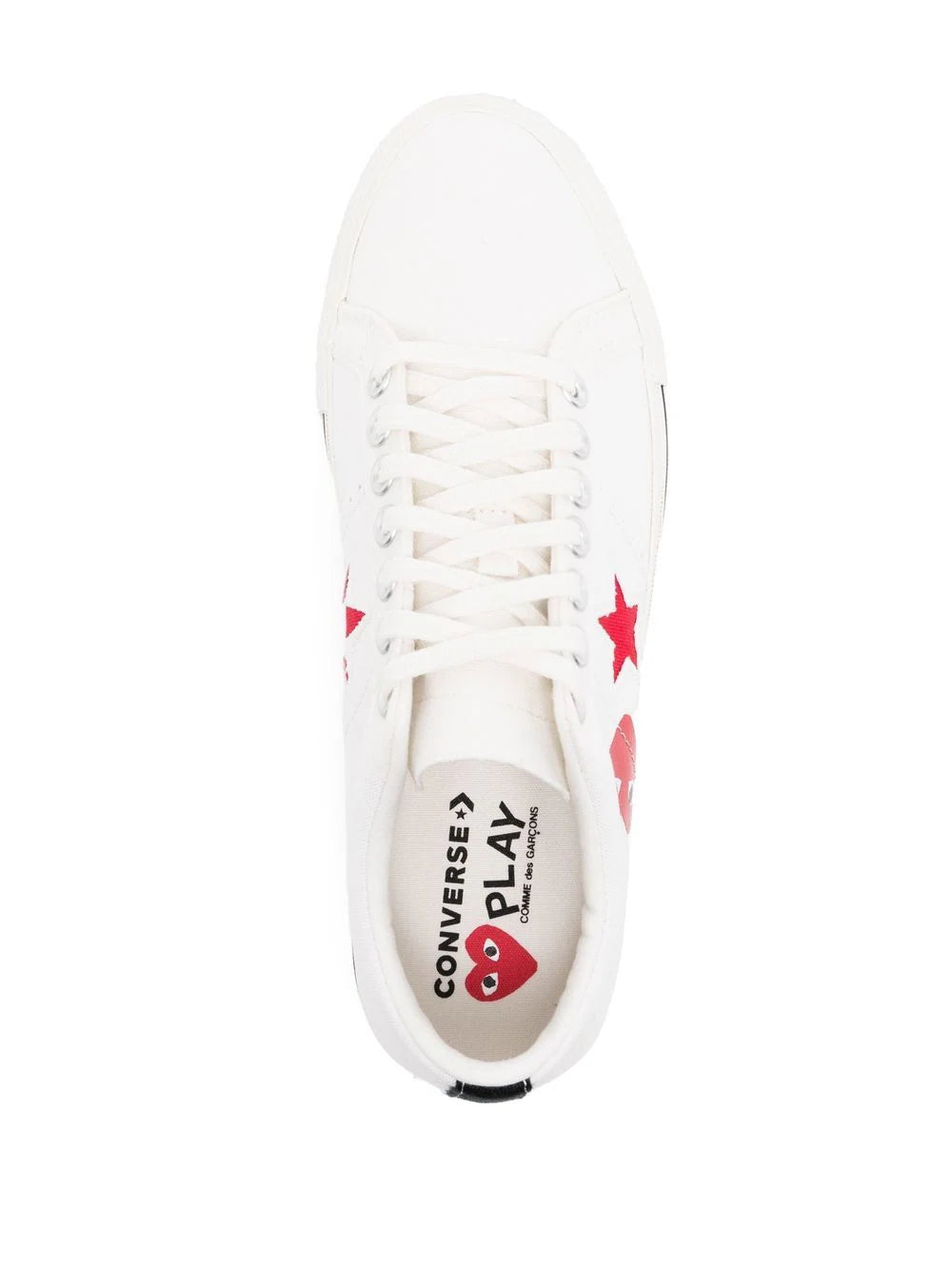 COMME DES GARÇONS (CDG) PLAY x CONVERSE ONE STAR - BEIGE