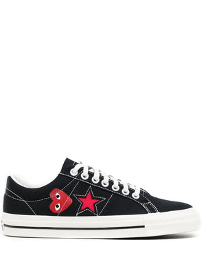 COMME DES GARÇONS (CDG) PLAY x CONVERSE ONE STAR - BLACK