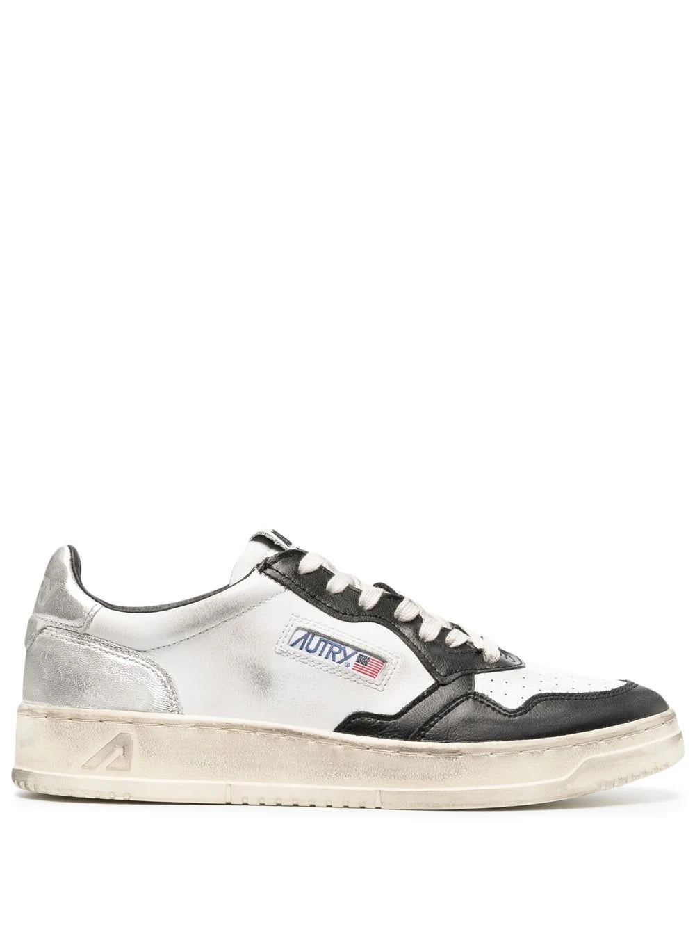AUTRY - MEDALIST LEATHER SUEDE LOW VINTAGE BLACK