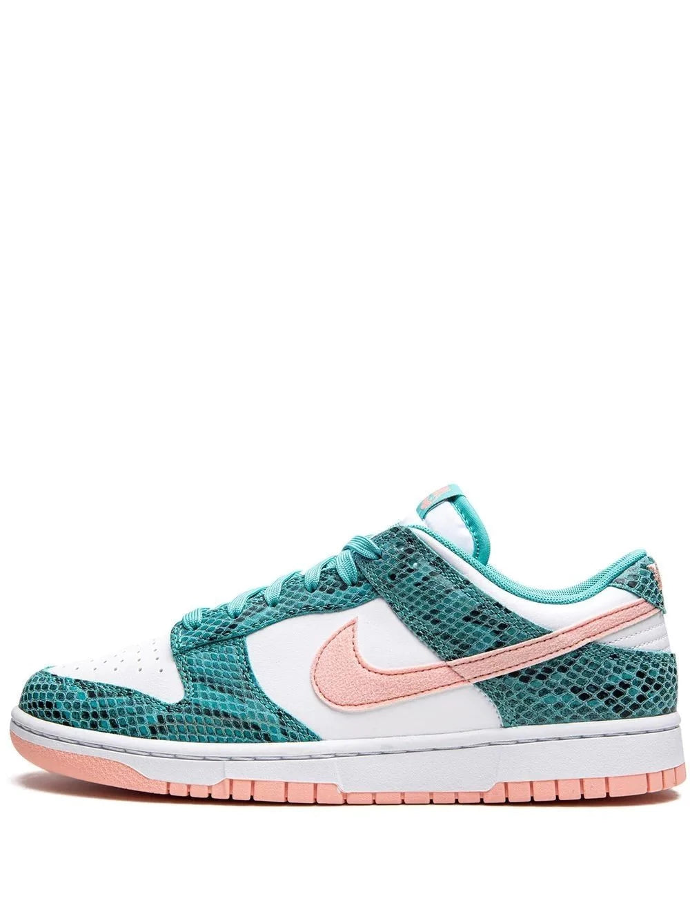 NIKE DUNK LOW - SNAKESKIN WASHED TEAL BLEACHED CORAL
