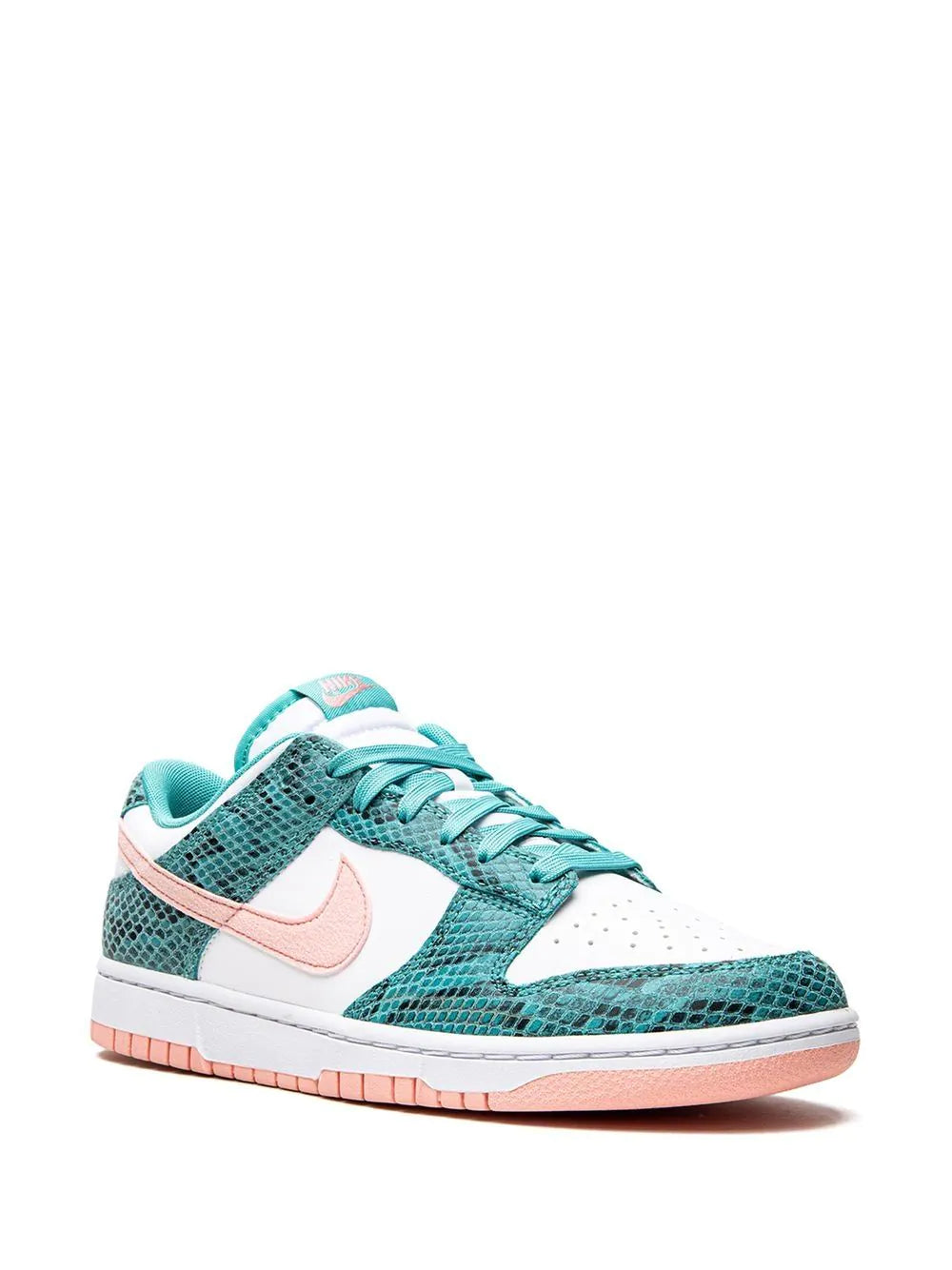 NIKE DUNK LOW - SNAKESKIN WASHED TEAL BLEACHED CORAL