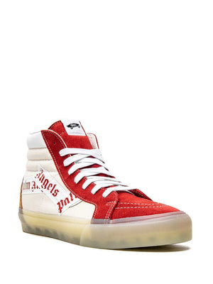 VANS OLD SKOOL - SK8 HI REISSUE WHITE RED x PALM ANGELS