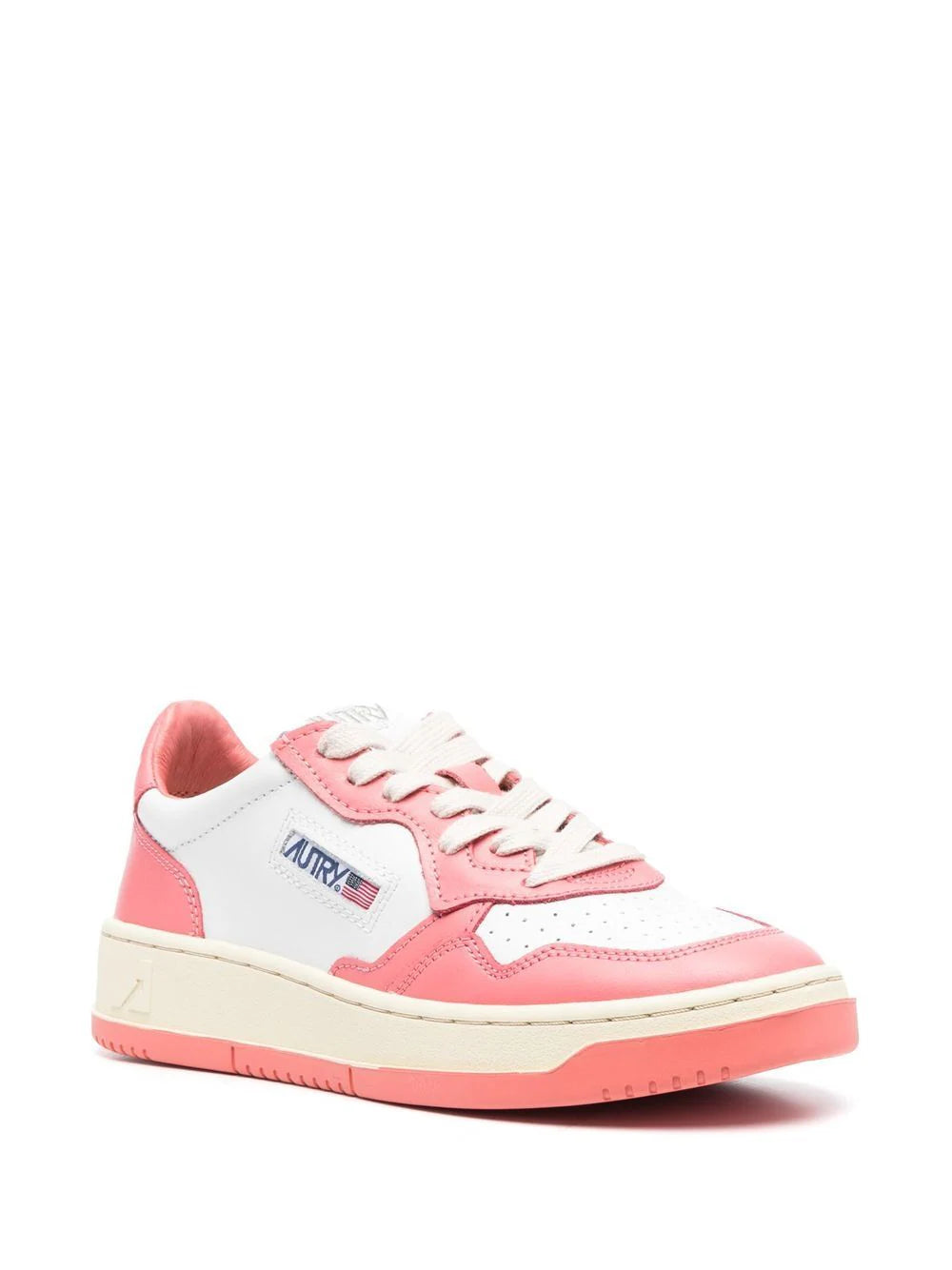 AUTRY - MEDALIST LEATHER SUEDE LOW PINK