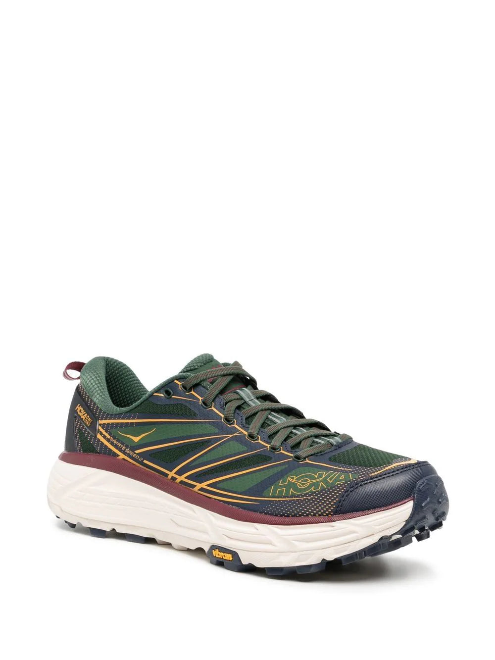 HOKA - ONE ONE MAFATE SPEED 2 DARG GREEN MAROON YELLOW