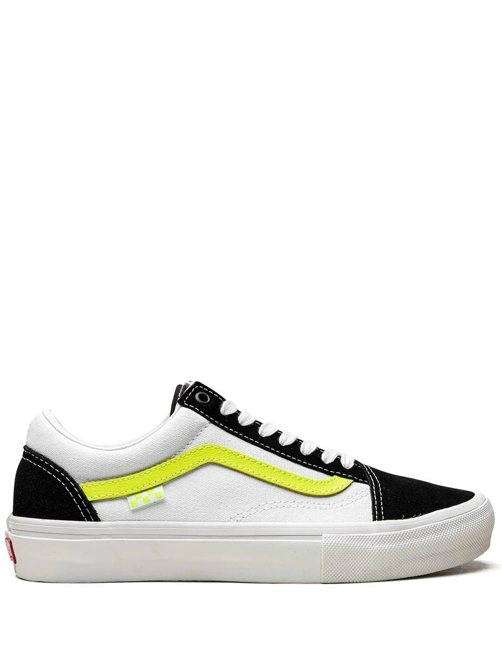 VANS - OLD SKOOL NEON SKATE WHITE BLACK GREEN