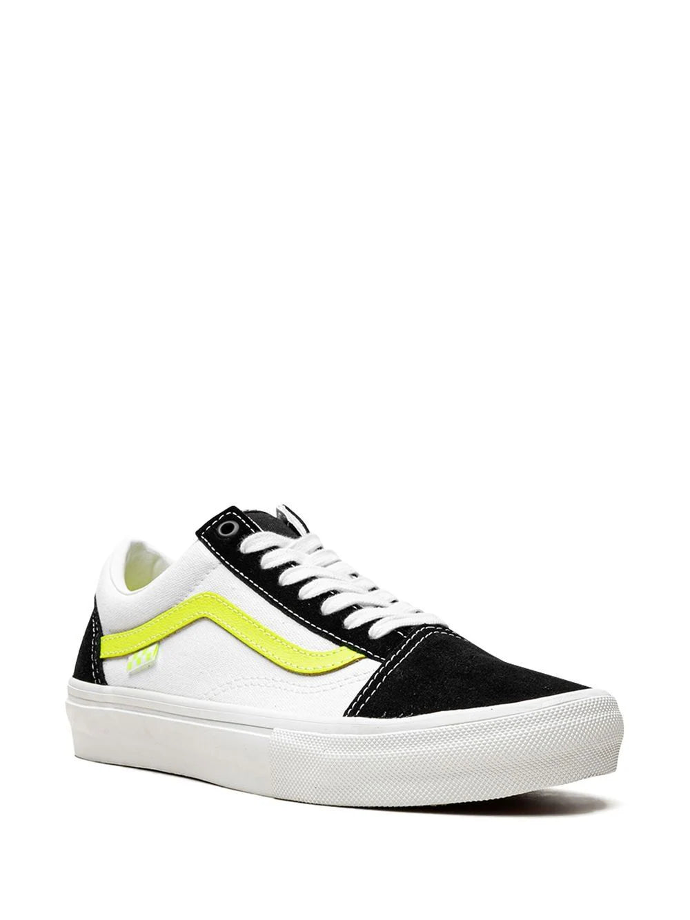 VANS - OLD SKOOL NEON SKATE WHITE BLACK GREEN