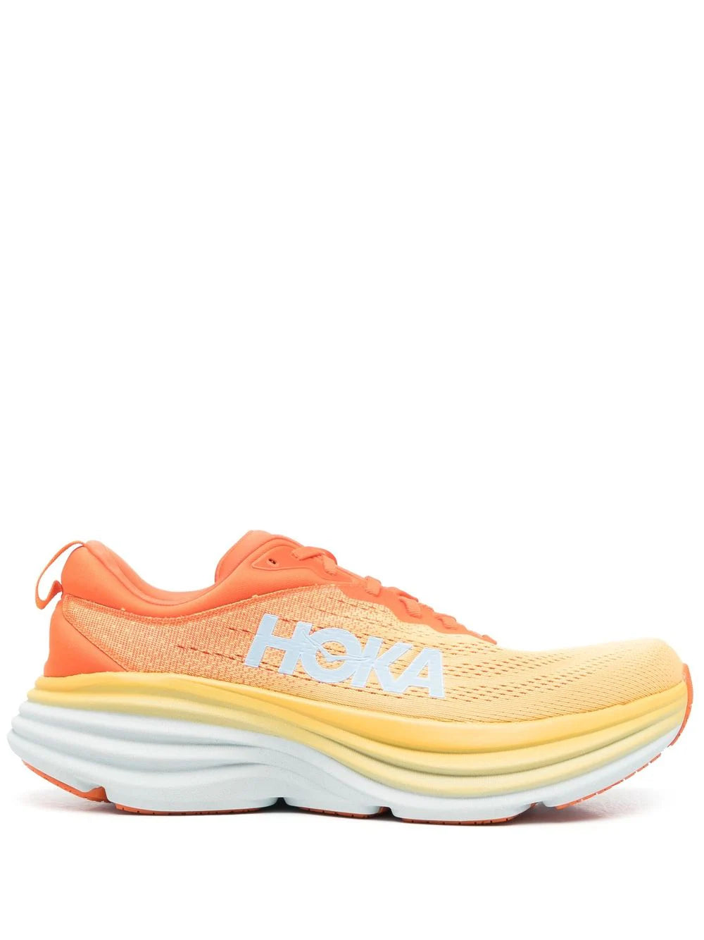 HOKA - ONE ONE BONDI 8 PUFFIN'S BILL AMBER YELLOW