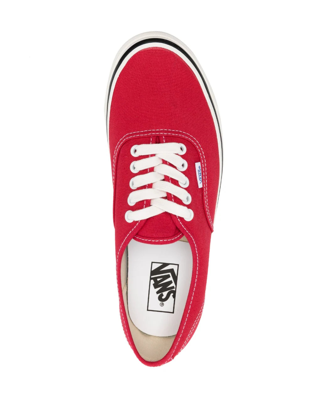 VANS - AUTHENTIC ROUGE - BLANC