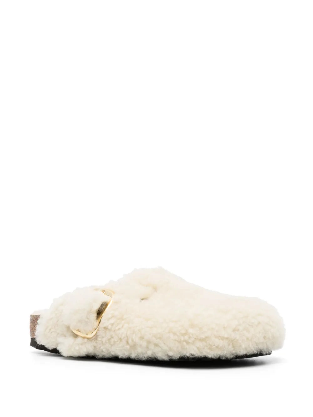 BIRKENSTOCK - BOSTON BIG BUCKLE SHEARLING EGG SHELL