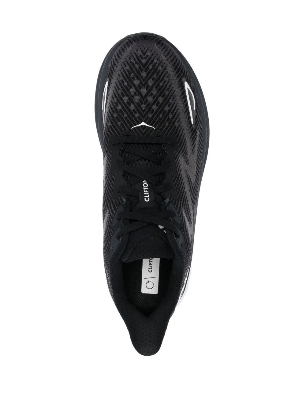 HOKA - ONE ONE CLIFTON 9 BLACK WHITE