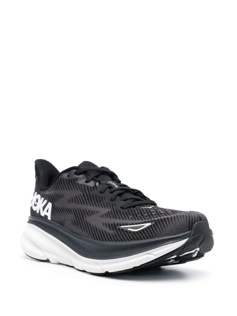 HOKA - ONE ONE CLIFTON 9 BLACK WHITE