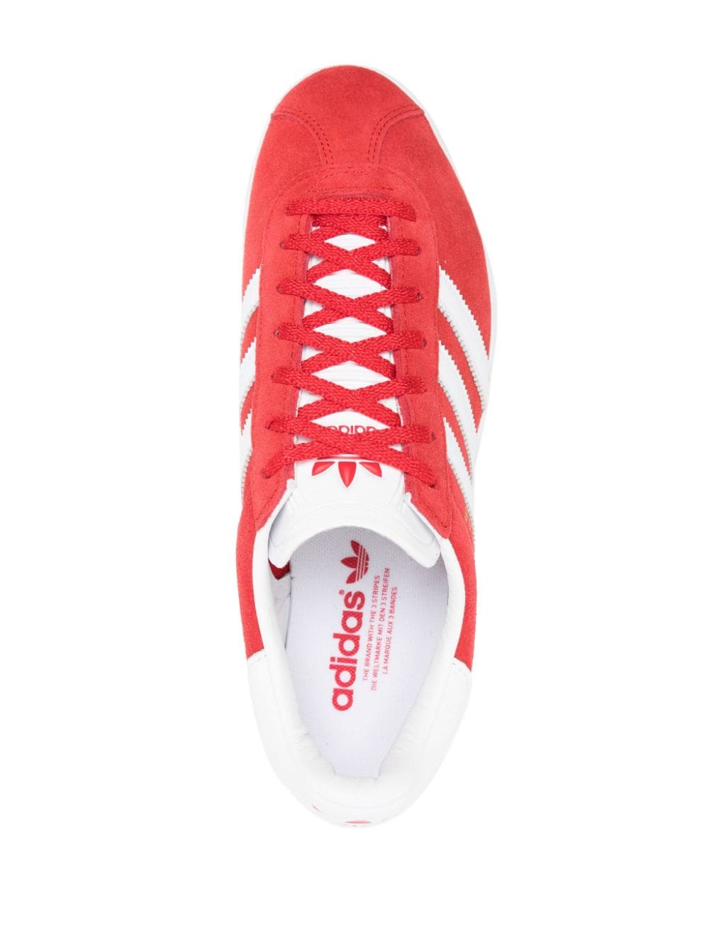 ADIDAS - GAZELLE 85 SCARLET WHITE & GOLD