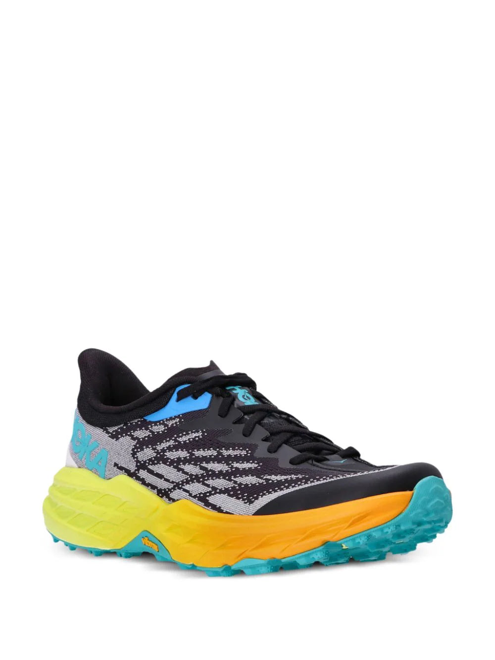 HOKA - ONE ONE SPEEDGOAT 5 BLACK EVENING PRIMROSE