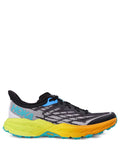 HOKA - ONE ONE SPEEDGOAT 5 BLACK EVENING PRIMROSE