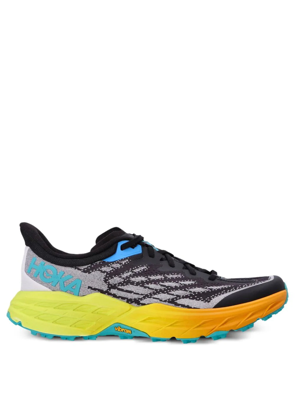 HOKA - ONE ONE SPEEDGOAT 5 BLACK EVENING PRIMROSE