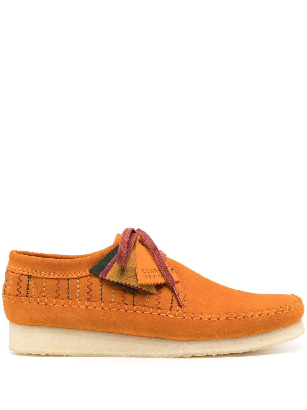 CLARKS - WEAVER BURNT ORANGE COMB SUEDE