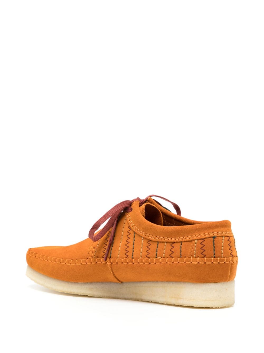 CLARKS - WEAVER BURNT ORANGE COMB SUEDE