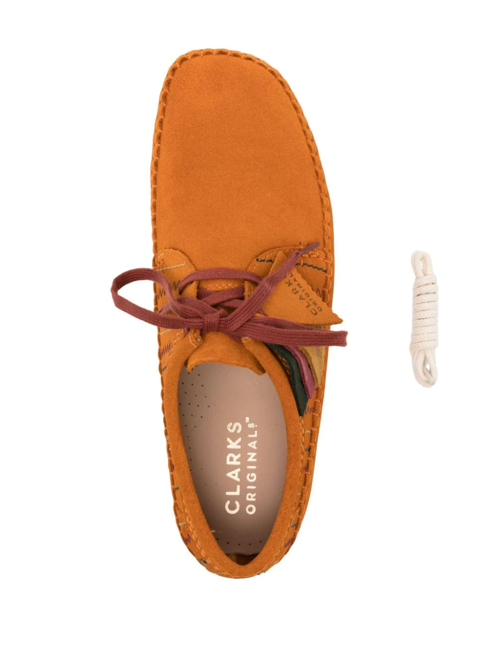 CLARKS - WEAVER BURNT ORANGE COMB SUEDE