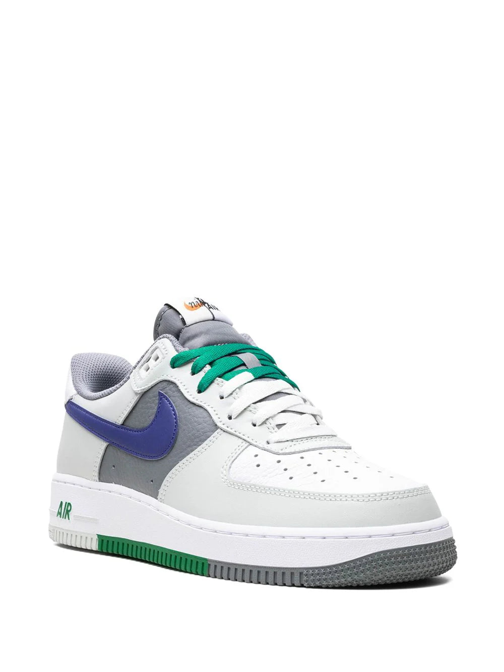 NIKE AIR FORCE 1 LOW - LV8 SPLIT LIGHT SILVER DEEP ROYAL