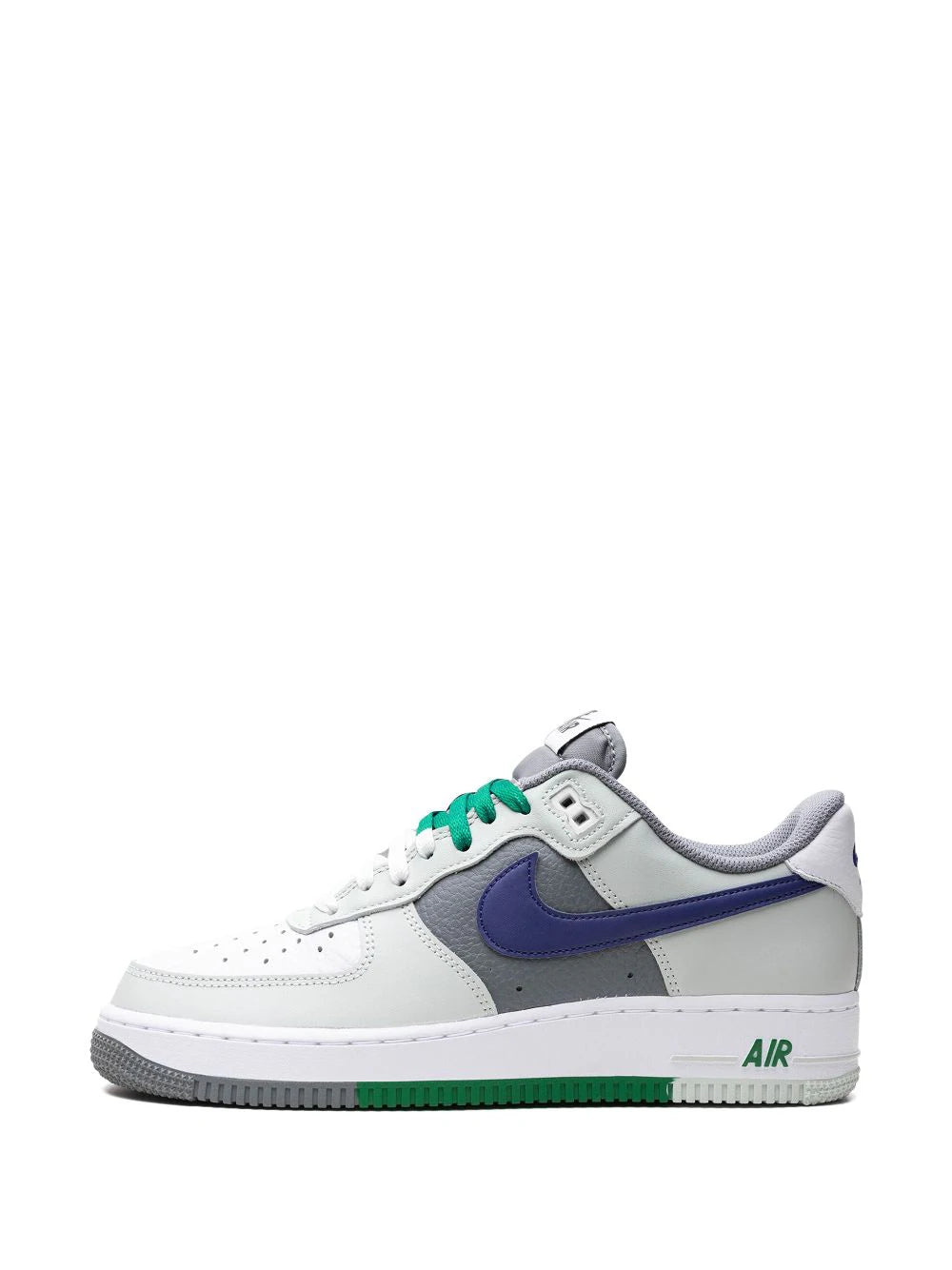 NIKE AIR FORCE 1 LOW - LV8 SPLIT LIGHT SILVER DEEP ROYAL