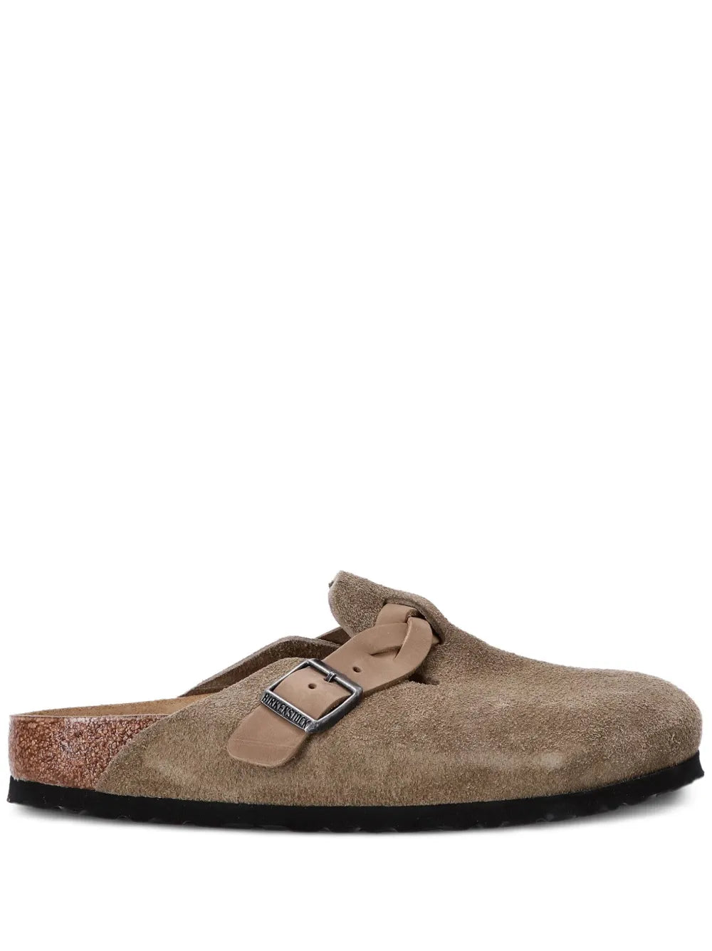 BIRKENSTOCK - BOSTON BRAIDED SUÈDE TAUPE