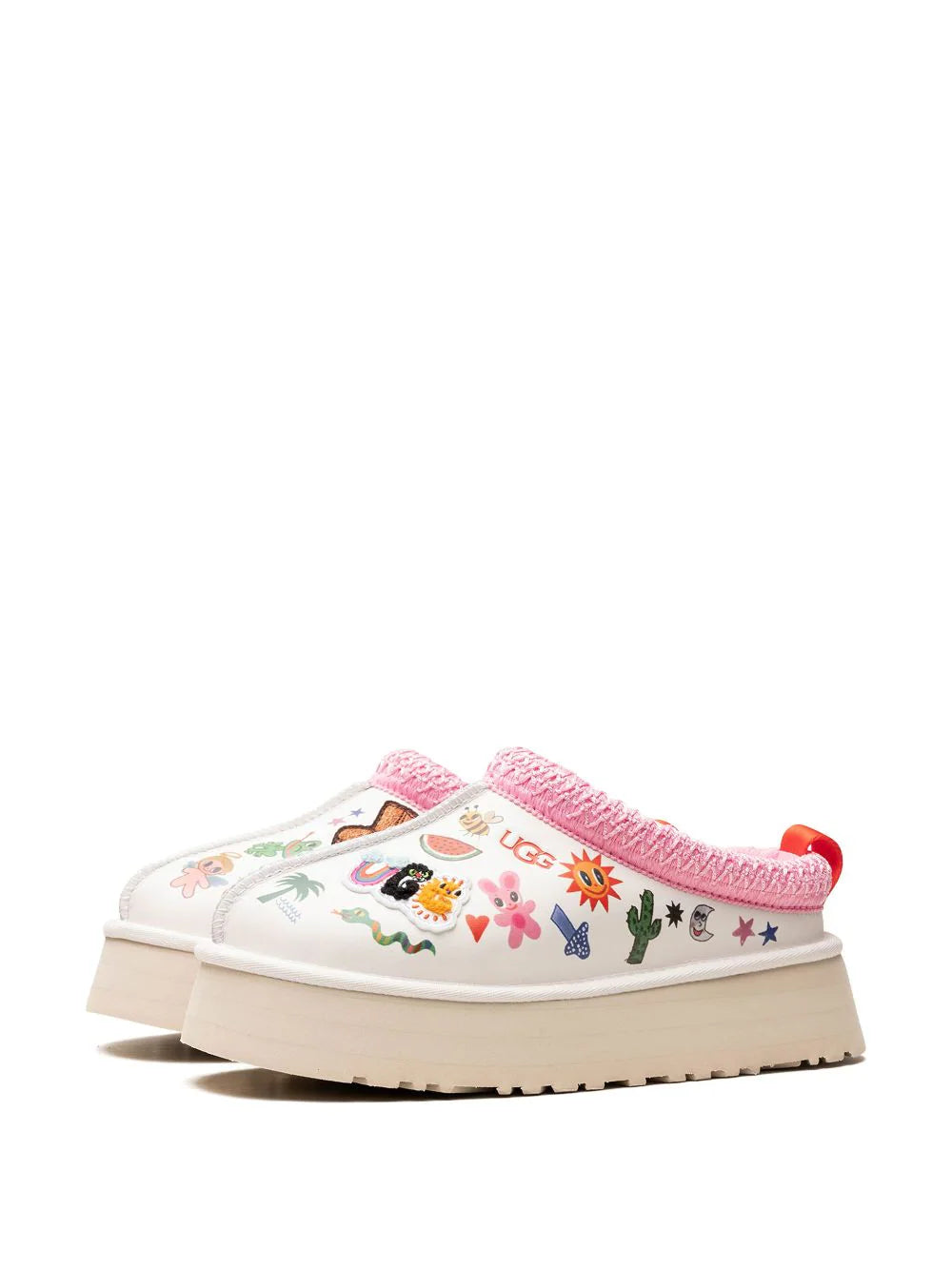 UGG - TAZZ SLIPPER POP SKETCH WHITE